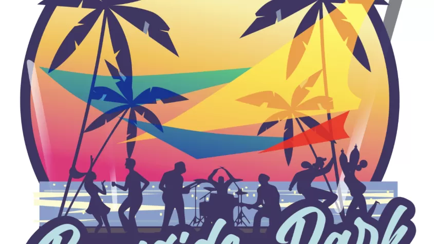 Logo for the Bayside Park Concert Series on Fort Myers Beach.