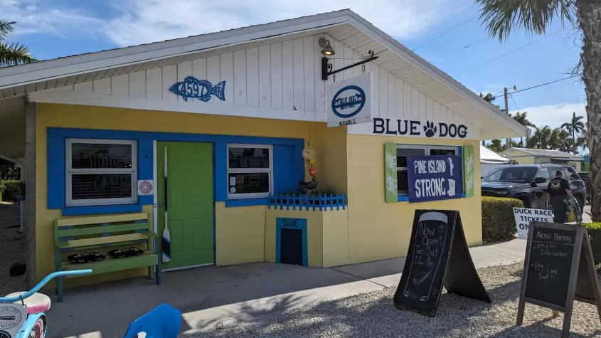 Blue Dog Bar and Grill Exterior