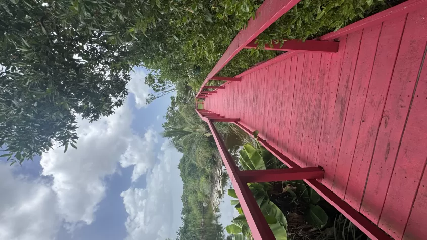 Red bridge