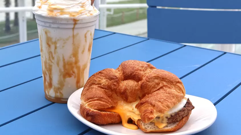 caramel latte egg sandwiches Fort Myers beach