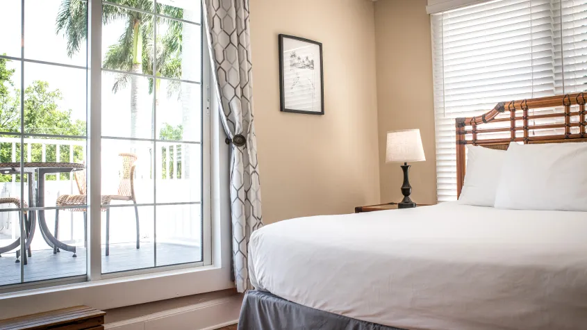 Room interior with balcony