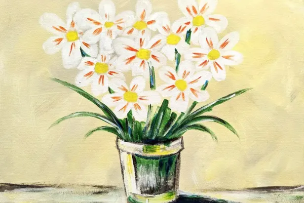 Paint n Sip Mothers Day Flowers 
