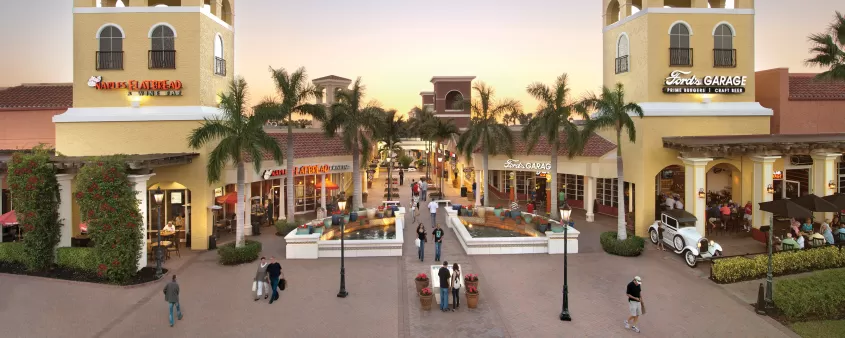 exterior of miromar outlets