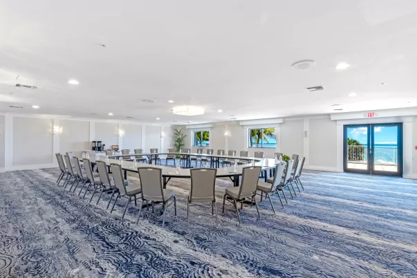 Event and meeting space overlooking the Gulf